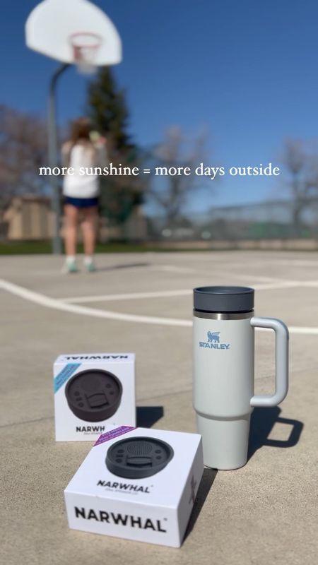 More sunshine = more time outdoors!  && our Narwhal speakers are our new favorite Stanley accessory!  The different sizes fit just about any tumbler, but you can use them as a stand alone speaker as well, or clip them to your bag!  So convenient!  Snag one at narwhallife.com or shop via my LTK. @narwhallife #narwhallife

#LTKfindsunder50 #LTKfitness #LTKGiftGuide