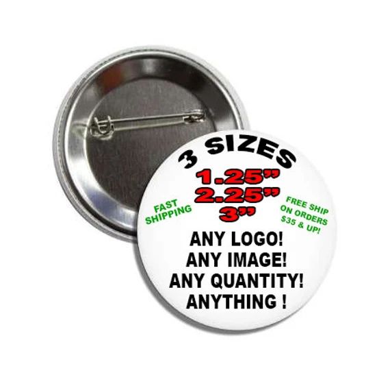 Custom Button Any Quantity-Quick Shipping-FREE SHIPPING in | Etsy | Etsy (US)