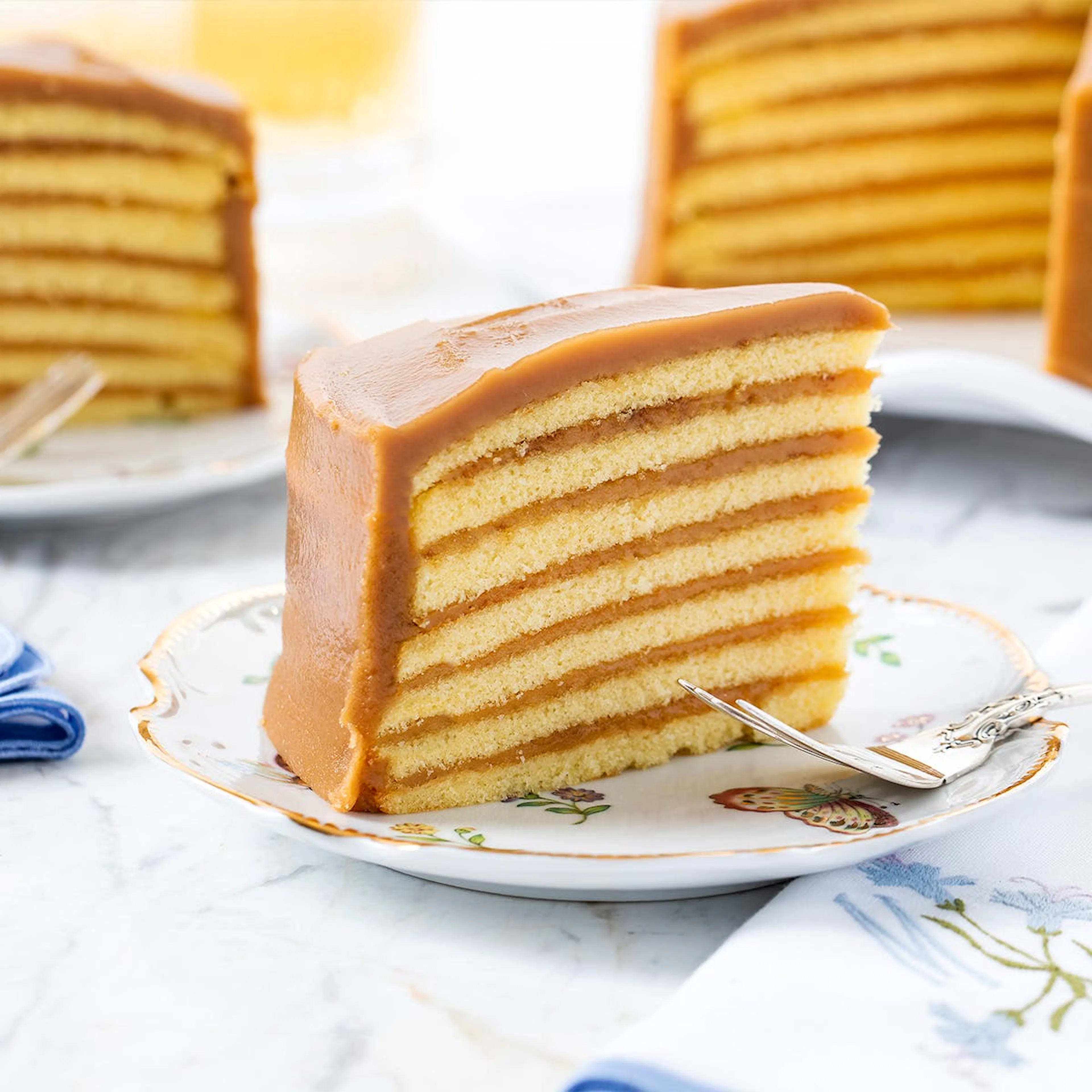 7-Layer Caramel Cake by Caroline's Cakes | Goldbelly | Goldbelly
