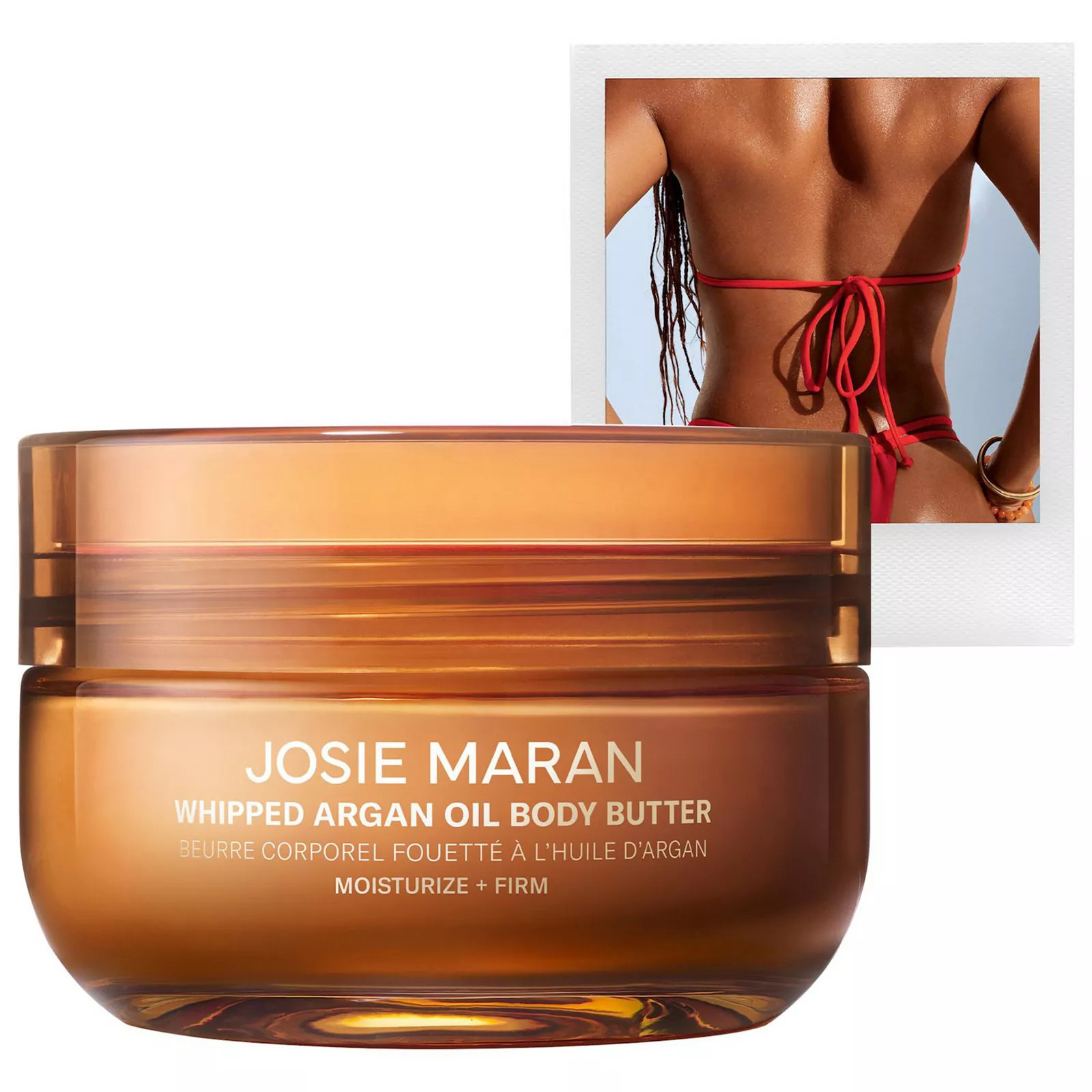 JOSIE MARAN Golden Hour (Amber, White Musk) - Whipped Argan Oil Refillable Firming Body Butter, Size: 6 Oz | Kohl's