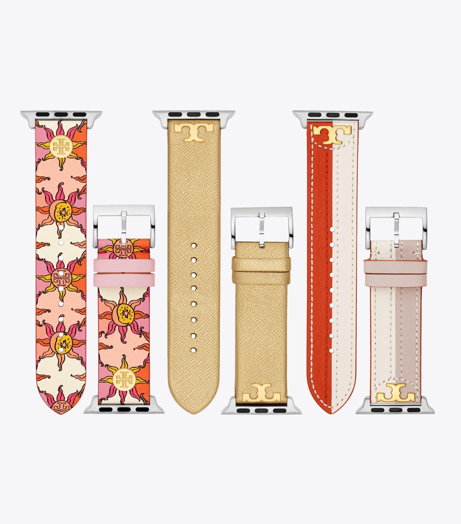 Band for Apple Watch® Gift Set, Multi-Color Leather, 38 MM – 40 MM | Tory Burch (US)