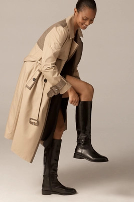 Maeve Buckle-Strap Riding Boots | Anthropologie (US)