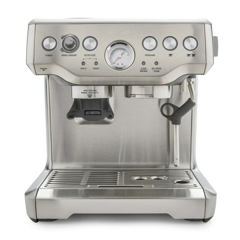 Breville BES870XL the Barista Express - Coffee machine with cappuccinatore - 15 bar - stainless s... | Walmart (US)