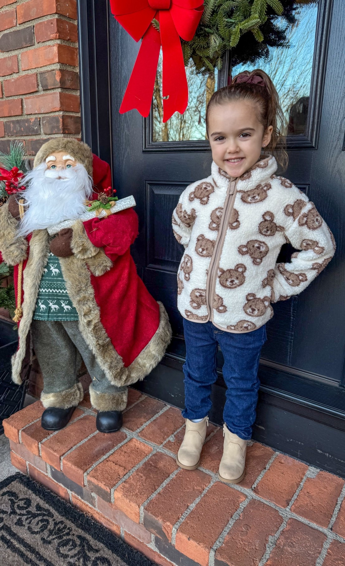 How cute is this 🐻 zip up fleece! So affordable too! Bear jacket. Bear zip up. Toddler girls. School looks. Bear look. Girls look. Toddler girls look. Winter looks. Winter looks for girls. Kohls. Kohls clothes. Girls clothes. Girls fleece. Girls fleece jacket 

#LTKGiftGuide #LTKKids #LTKHoliday