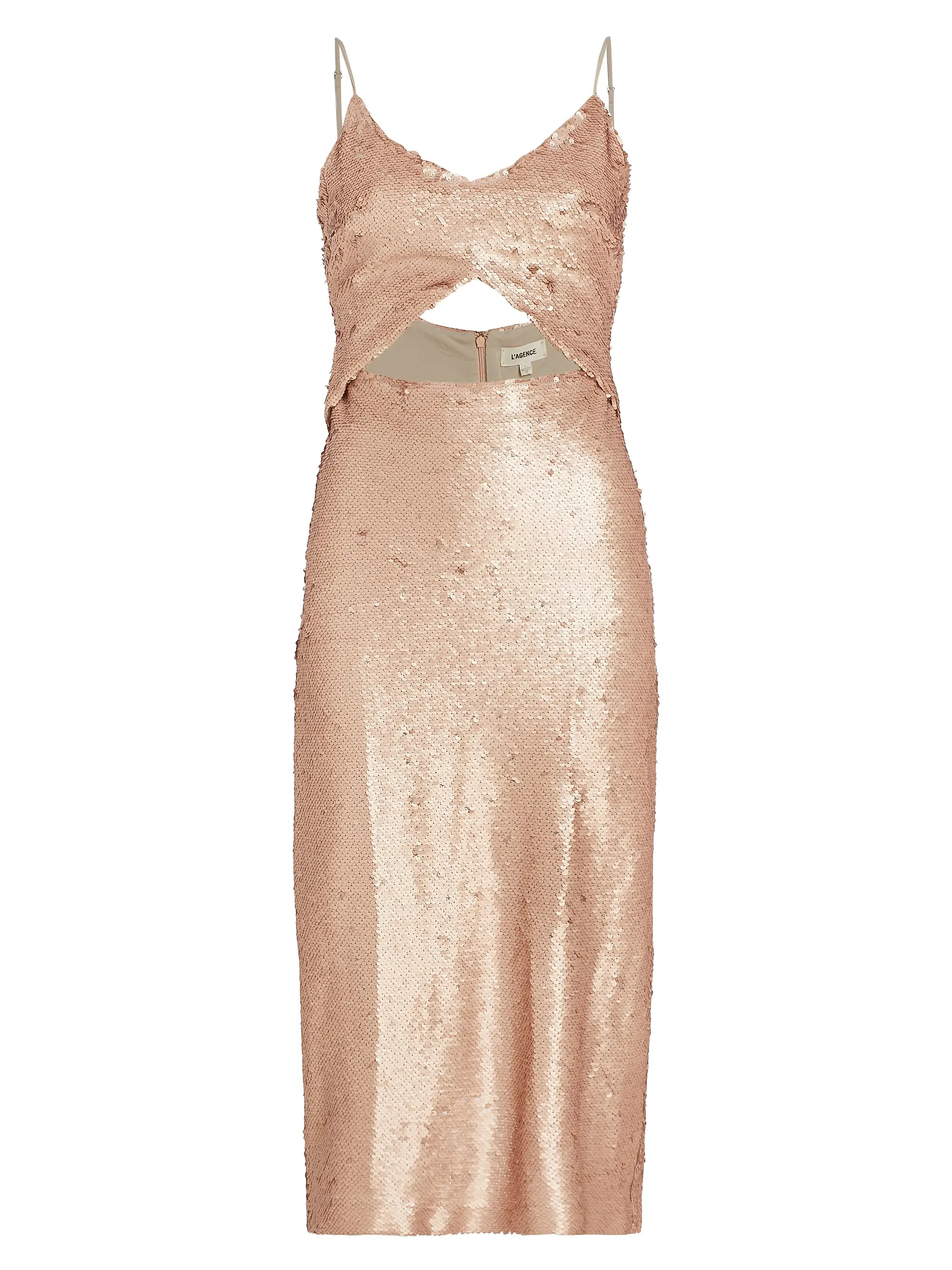 Femme Sequin Cut-Out Midi-Dress | Saks Fifth Avenue