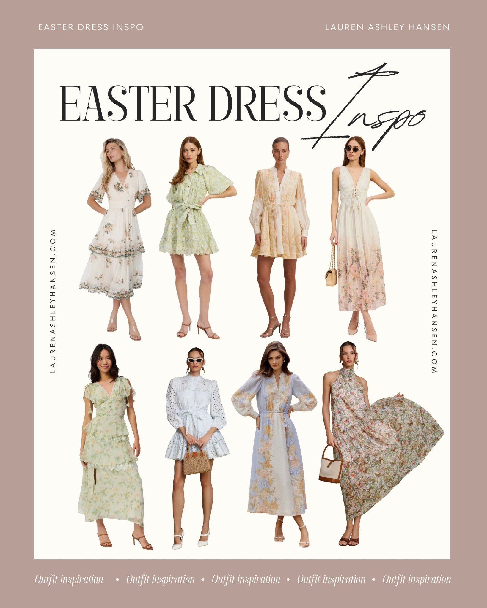 The prettiest spring dresses from Nordstrom! Perfect for Easter brunch or dinner, the longer options are beautiful for Church and these can be reworn for any spring showers, weddings, or events! 

#LTKgrwm #LTKootd
