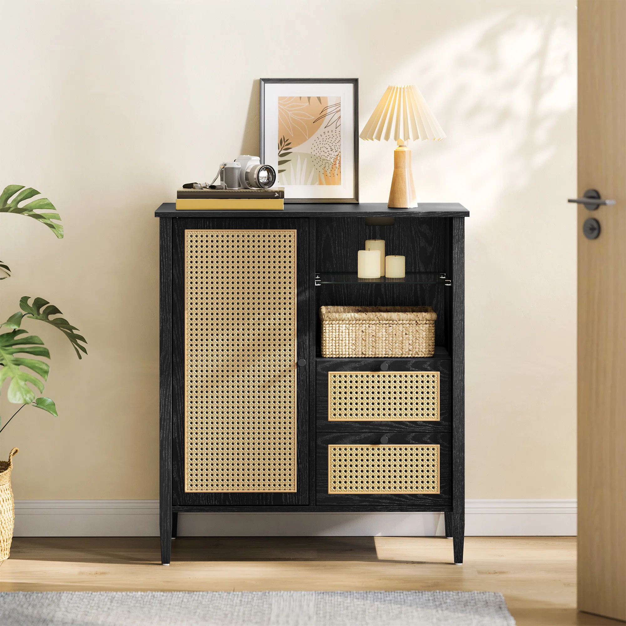 Leclair 31.5''W Accent Cabinet, Sideboard with Adjustable Shelves | Wayfair North America