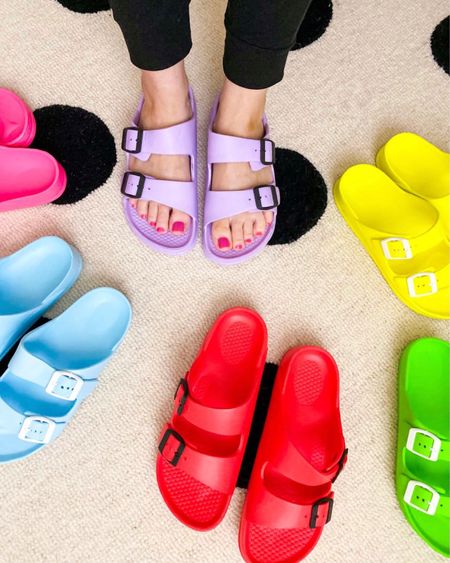 Slide sandals 

#LTKshoecrush #LTKunder50 #LTKtravel