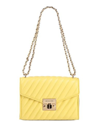 Michael Michael Kors Woman Shoulder bag Yellow Size - Textile fibers | YOOX (US)