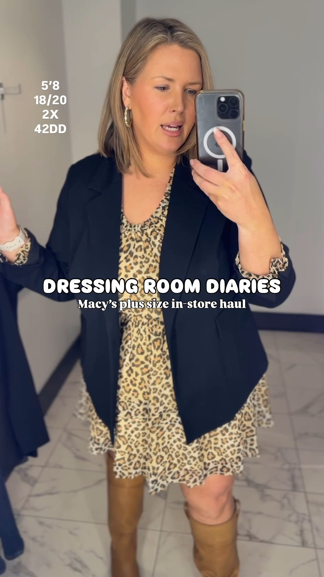 Wearing a 2X in the first dress and blazer, runs true!! Everything else is a 18/20 and 2X! The red cardigan is a 1X, but get your regular size in that!

Plus size fashion, everyday outfit ideas, in store try on haul, mom style, fall fashion, nyc outfit ideas, midsize fashionn

#LTKHoliday #LTKMidsize #LTKPlusSize