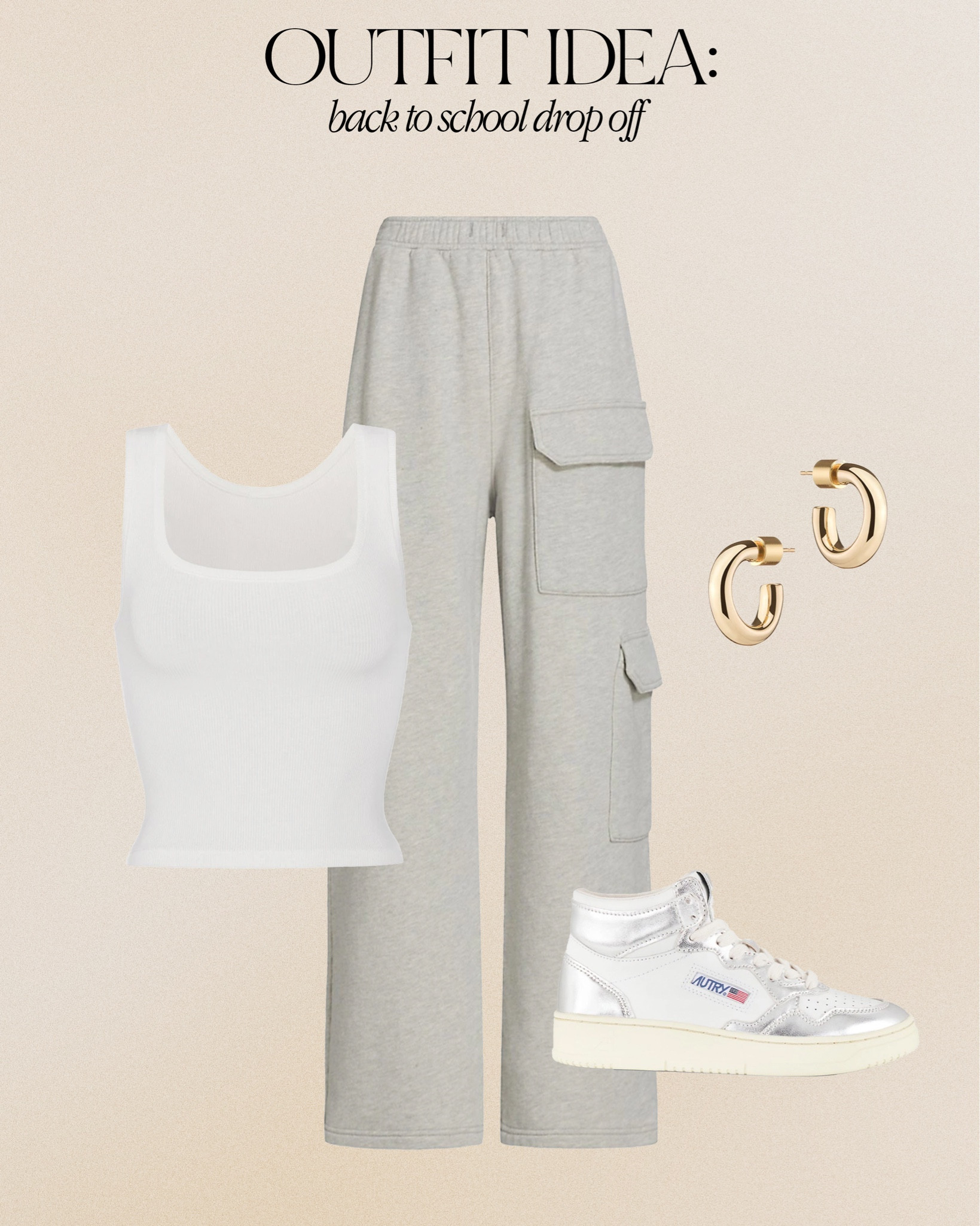 Outfit Idea: Back to school drop off