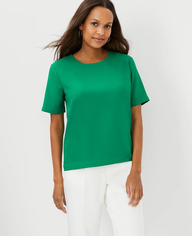 Woven Tee | Ann Taylor (US)