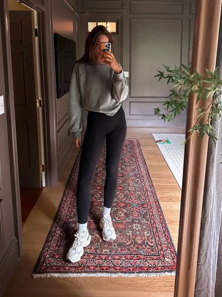New balance 9060 sneakers are always a part of my go-to outfit. 

Sneakers, tennis shoes, leggings, gray crewneckk

#LTKstyletip #LTKshoecrush #LTKfitness