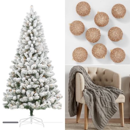 Christmas decor
Christmas tree
Holiday decor
Ornaments
Knit blanket 

#LTKhome #LTKHoliday #LTKSeasonal