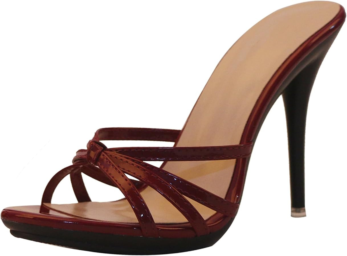 High Heel Slide Sandals for Women Stiletto Dressy Sexy Mules | Amazon (US)