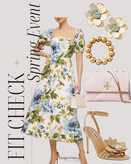 Fit check! Spring event! Loving this cute puff sleeve floral dress that’s perfect for your next spring / summer event. Pair it with the cutest heals, handbag and accessories and your look is complete 

#LTKshoecrush #LTKstyletip #LTKtravel