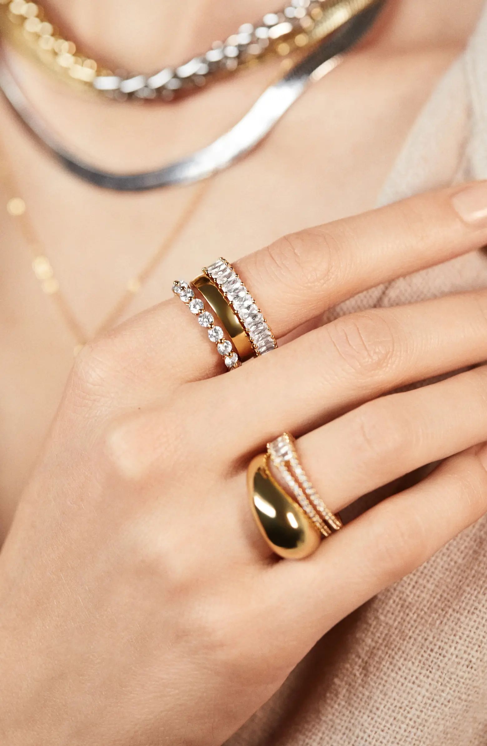 Mini Alidia Baguette Ring | Nordstrom