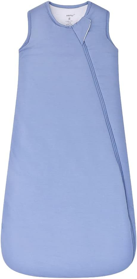 HAPIU Unisex Rayon Made from Bamboo Baby Sleep Sack TOG 1.0, 2-Way Zipper YKK, Wearable Blanket B... | Amazon (US)