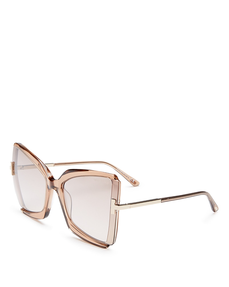 Tom Ford Gia Butterfly Sunglasses, 63mm | Bloomingdale's (US)