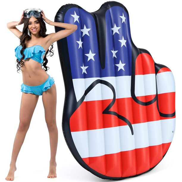Inflatable Pool Floats - American Flag Pool Float | Walmart (US)