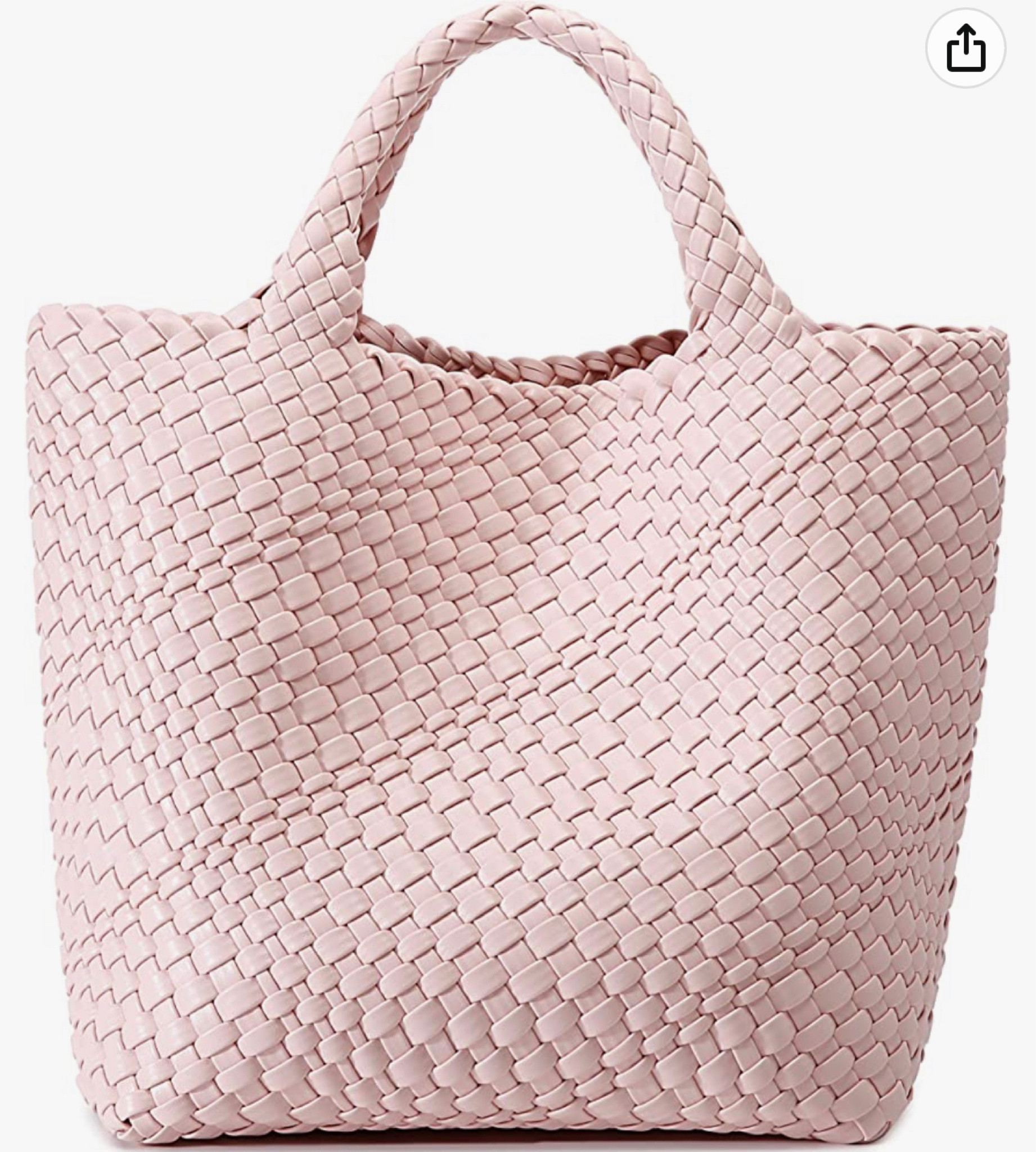 Vegan leather woven tote bag. 

#LTKFind #LTKitbag