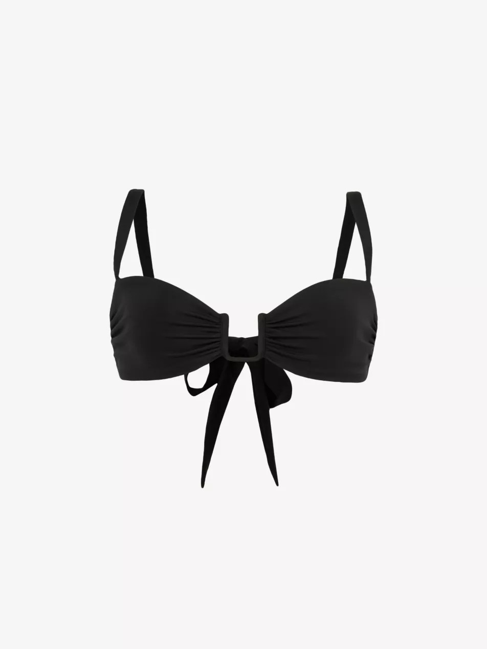 Cannes stretch-polyamide bikini top | Selfridges
