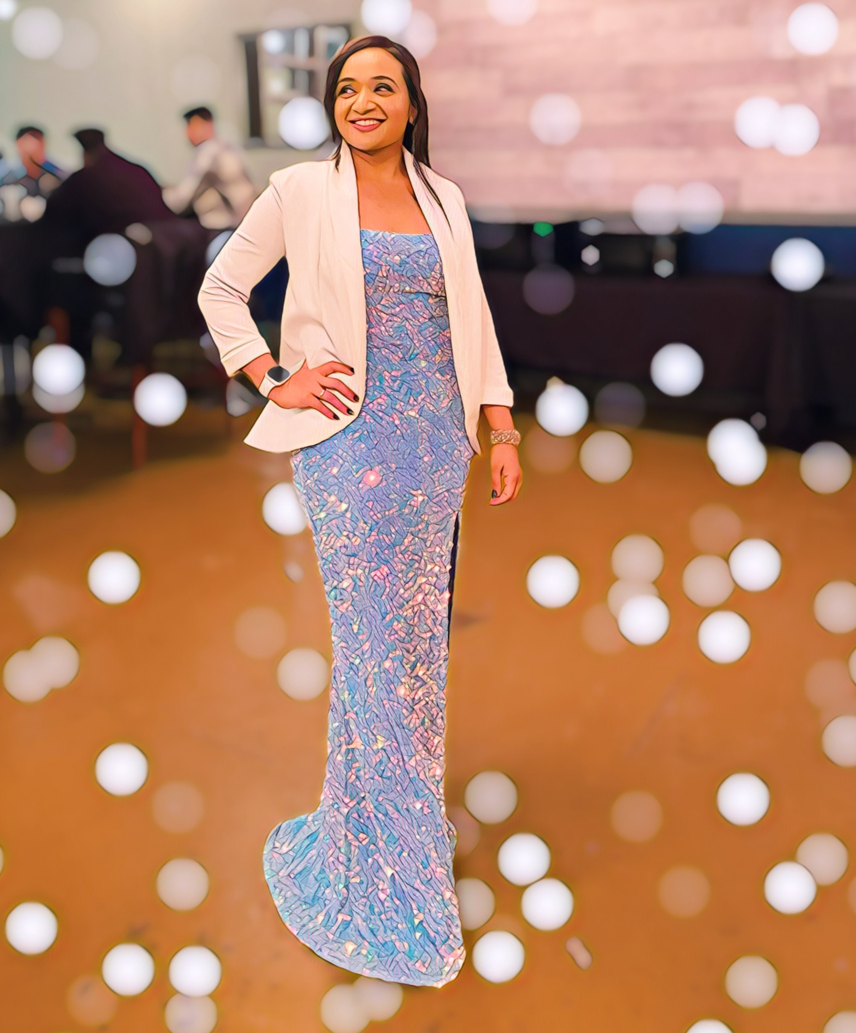 A sparkly dress for Valentine's Day
Sparkly dress, mermaid dress, white blazer

#LTKstyletip #LTKSeasonal #LTKFind