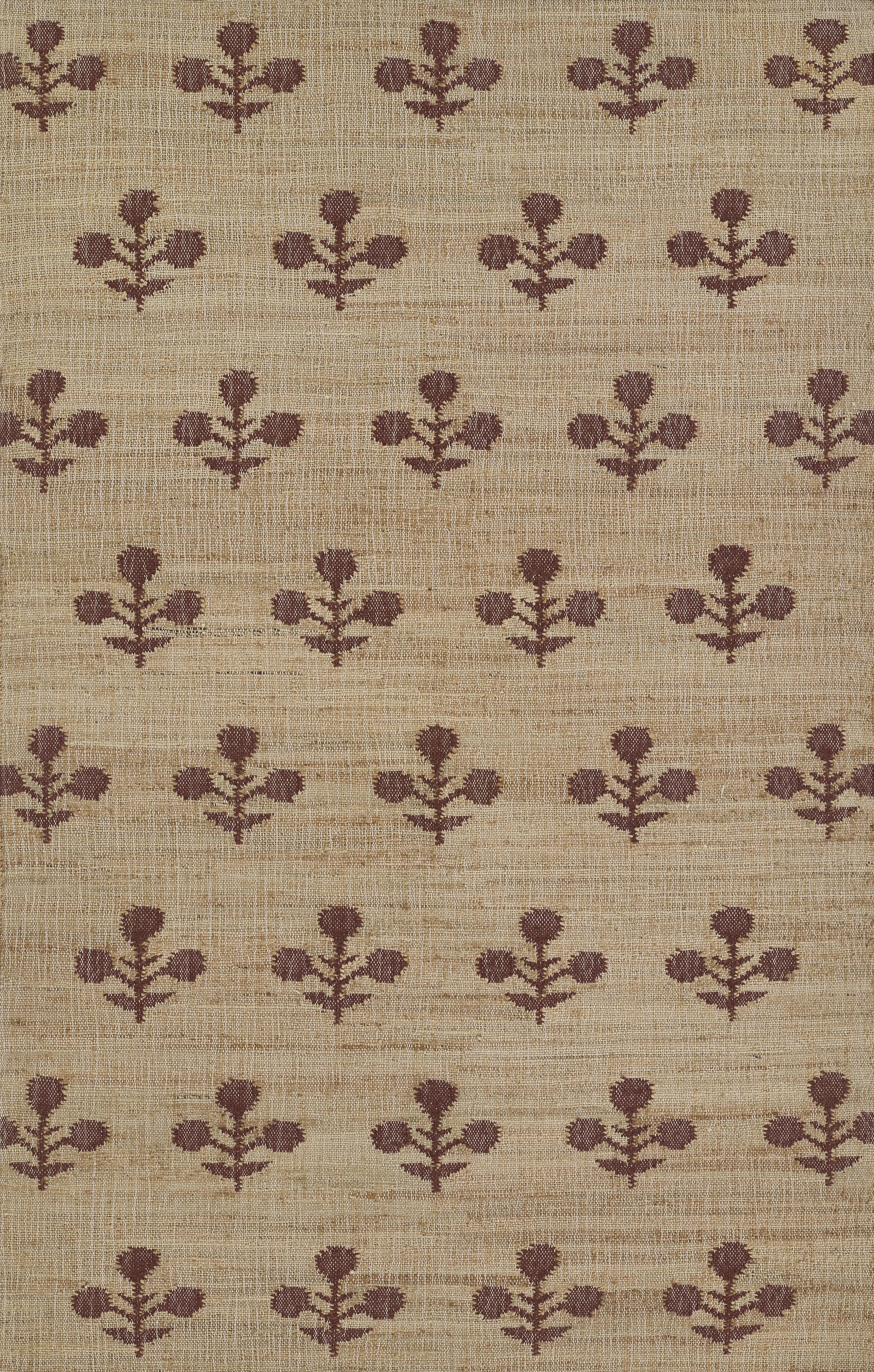 Erin Gates by Momeni Orchard Bloom Rust Hand Woven Wool and Jute Area Rug | Wayfair North America