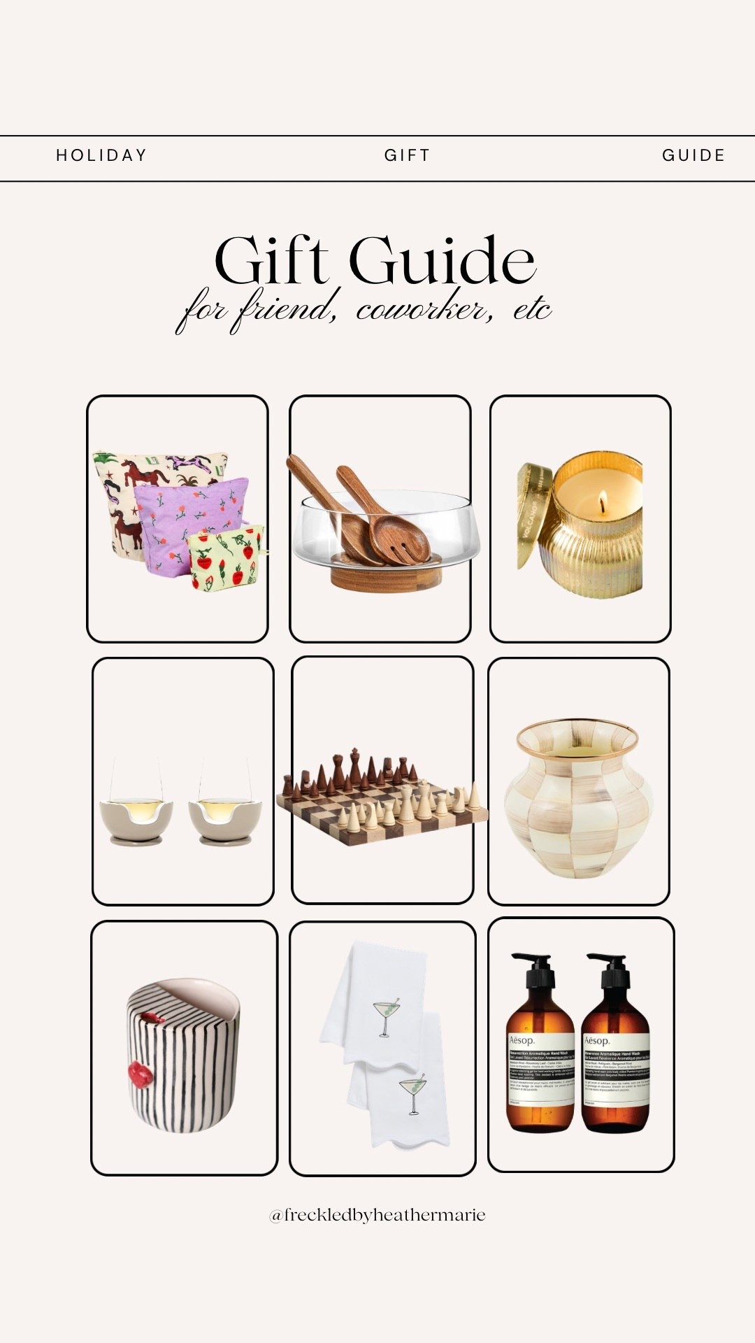 Holiday gift guide for coworker, friend, aunt, etc 

#LTKHoliday #LTKGiftGuide