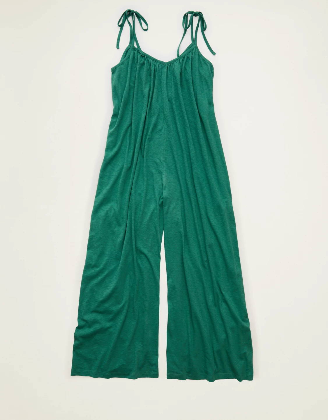 Long Weekend Sale AE Sunchaser Tie-Strap Jumpsuit 100% Cotton | American Eagle Outfitters (US & CA)