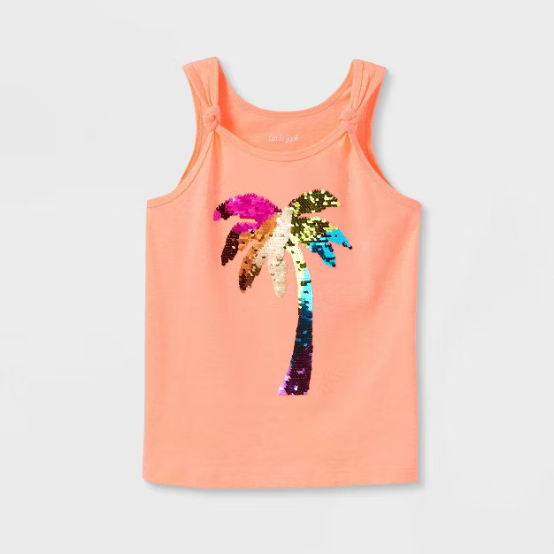 Girls' Printed Flip Sequin Tank Top - Cat & Jack™ | Target
