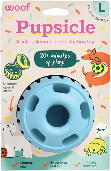 WOOF Party Pupsicle - Long-Lasting Interactive Dog Toys for Boredom - Low-Mess Design - Birthday ... | Amazon (US)