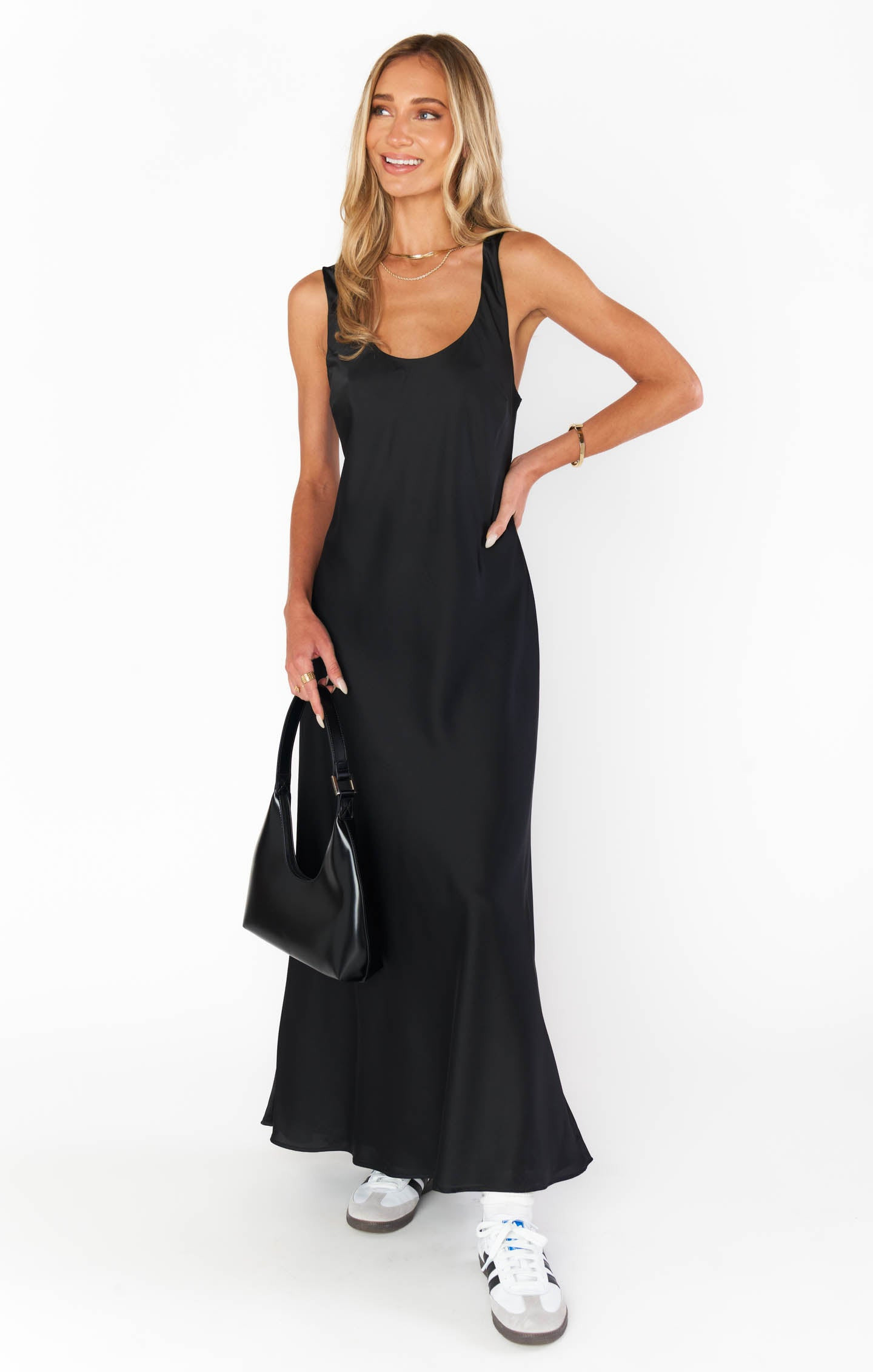 Serenade Slip Dress ~ Black Luxe Satin | Show Me Your Mumu