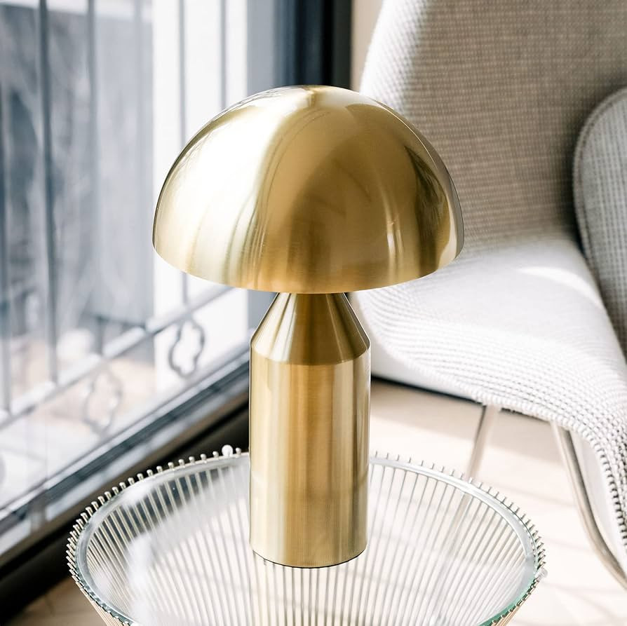 The Bird Streets Atollo Reproduction Modern Table Lamp Desk Lamp Home Decor (Satin Gold) | Amazon (US)