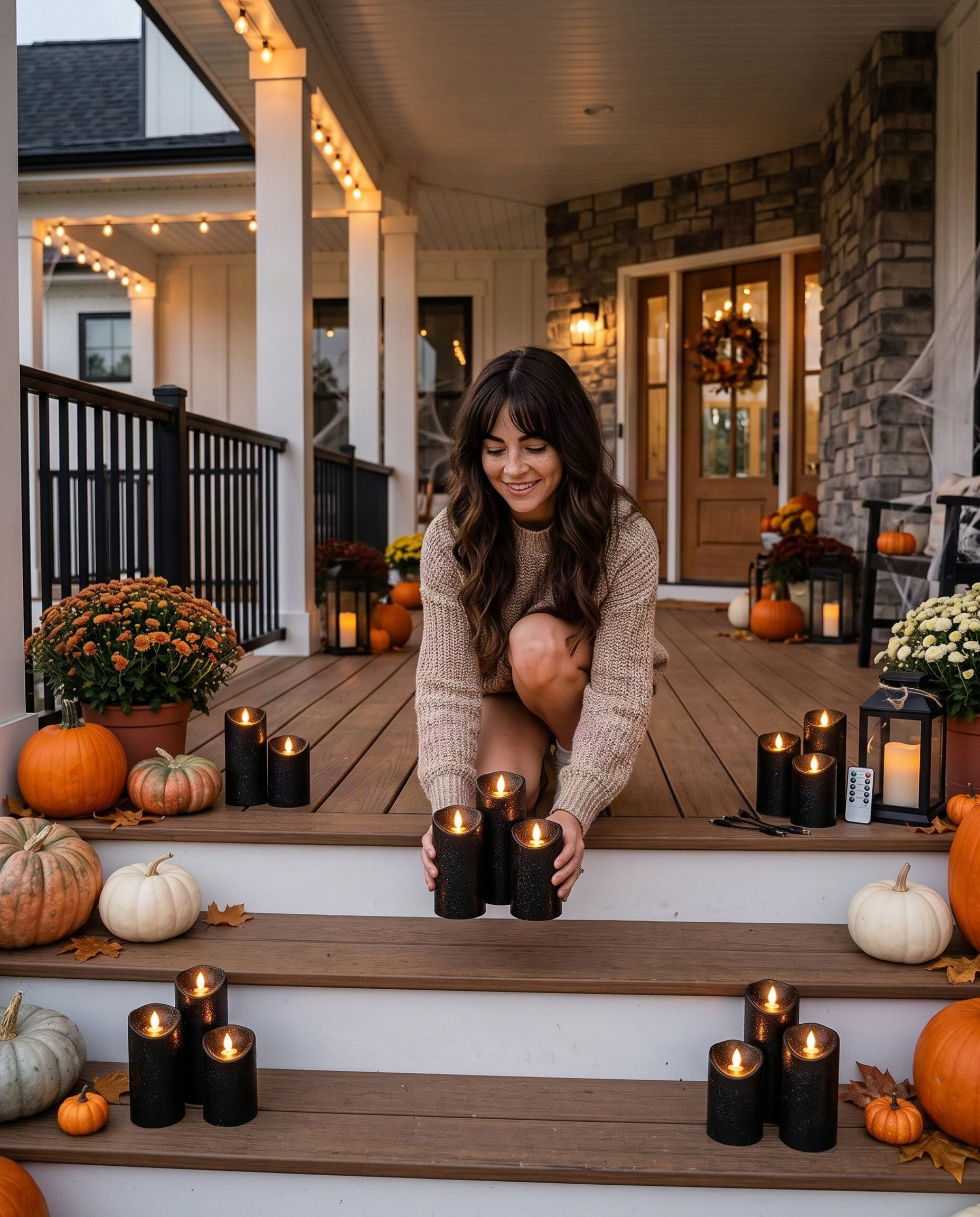 Black Real Wax Rechargeable Pillar Candles 
BUY HERE: https://amzn.to/4AOlRjK

#rechargablecandles #blackcandle #halloweendecorations #HalloweenDecorating #halloweendecorideas #halloweenishere #Halloween2026 #CommissionsEarned 

 #LTKSeasonal #LTKHome #LTKSaleAlert