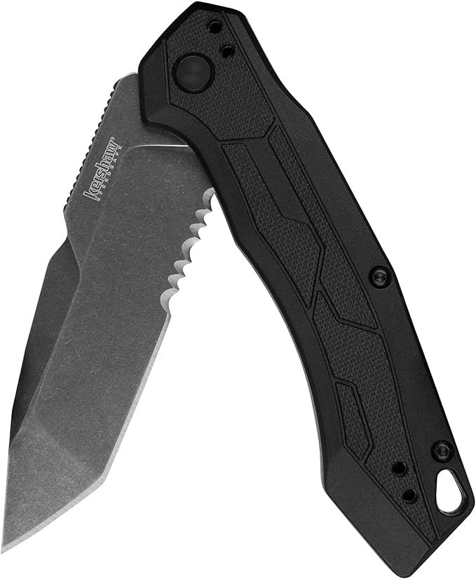Kershaw Analyst Tanto Pocket Knife, 3.25" 8Cr13MoV Steel Blade, assisted opening, Liner Lock Fold... | Amazon (US)