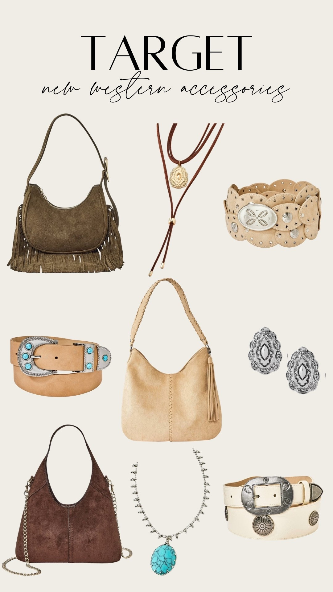 Target western accessories to complete any rodeo look or country concert outfit 