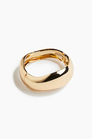 H & M - Chunky hinged bangle - Gold | H&M (UK, MY, IN, SG, PH, TW, HK)