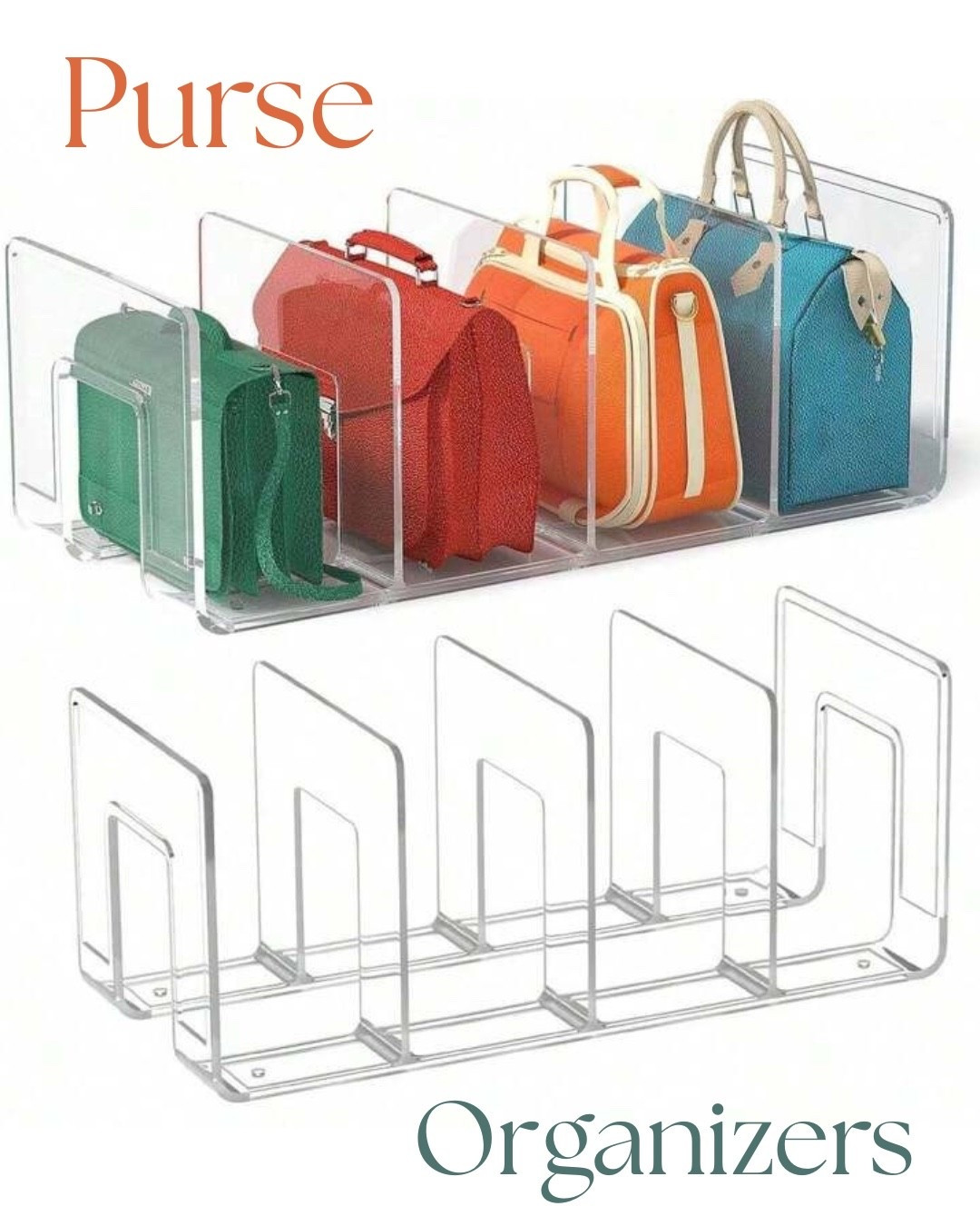 These transparent organizers are perfect for all storing your purses in your closet! Very budget friendly too.💚

#LTKhome #LTKfamily #LTKstyletip
