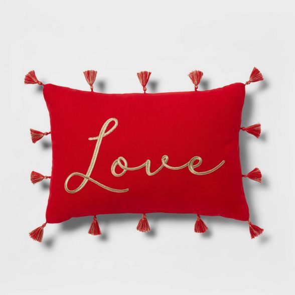 Love Valentines Day Lumbar Throw Pillow - Threshold™ | Target