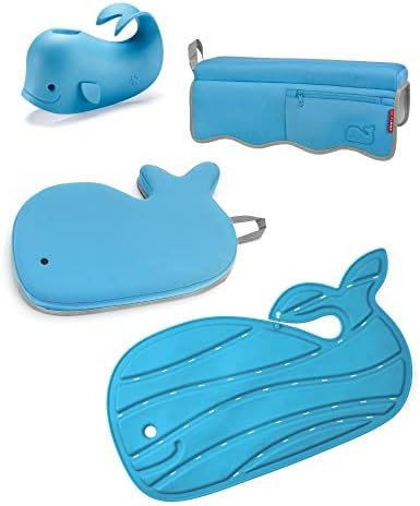 Skip Hop Moby Baby Bath Essential Set, Blue | Amazon (US)