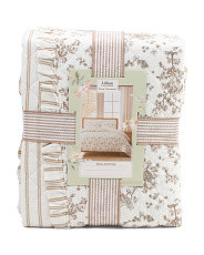 Cotton Percale Toile Quilt Set | Bed & Bath | Marshalls | Marshalls