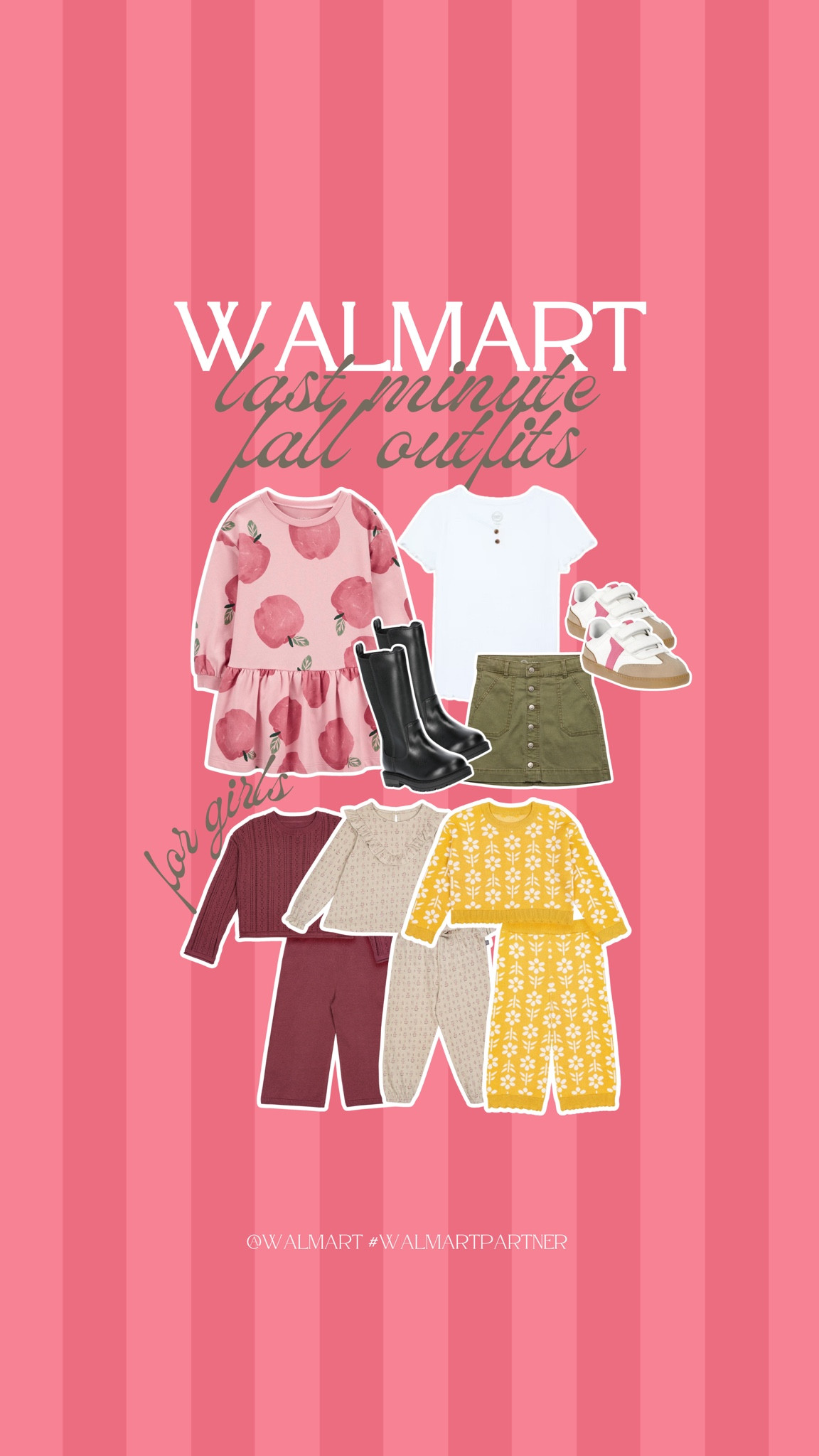@walmart #walmartpartner last minute girls fall outfits for our trip!!! ✈️✈️✈️