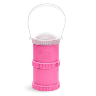 Re-Play Snack Stack with Trap and Travel Lid - Bright Pink - 2pk | Target