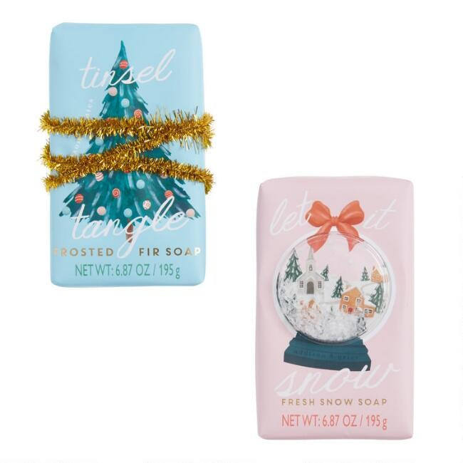A&G Whimsical Christmas Bar Soap | World Market