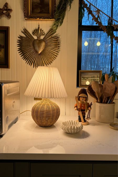 My cutie wicker lamp is now online! So cute! Linked other SM new arrivals too! 
