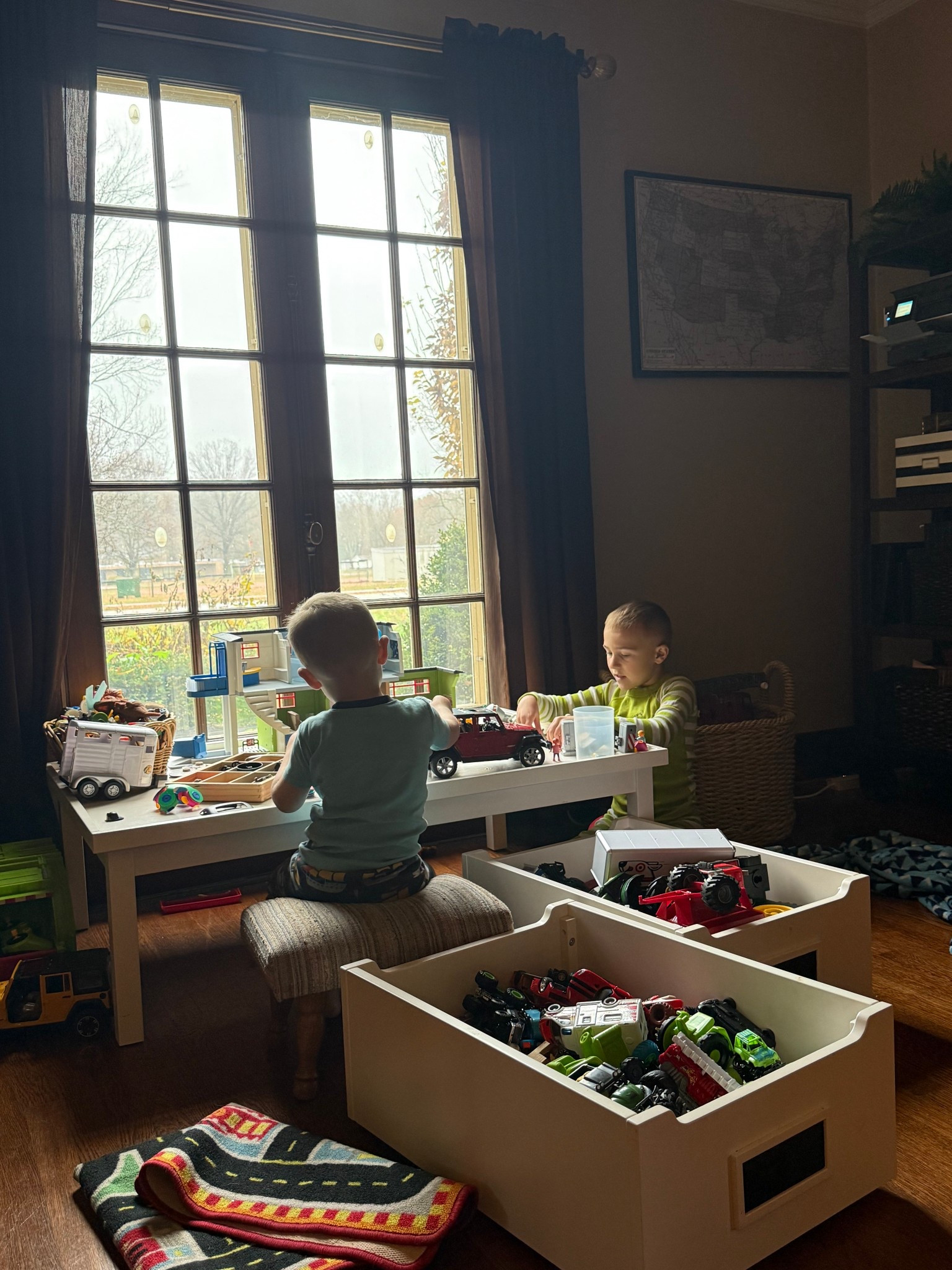 Morning playtime at our little table setup ☁️ The boys spend HOURS here — it’s honestly one of the best purchases we ever made for this age. Linking our table, rolling toy bins, and a few PBK favorites that make this corner feel cozy + functional

#LTKGiftGuide #LTKHoliday #LTKCyberWeek