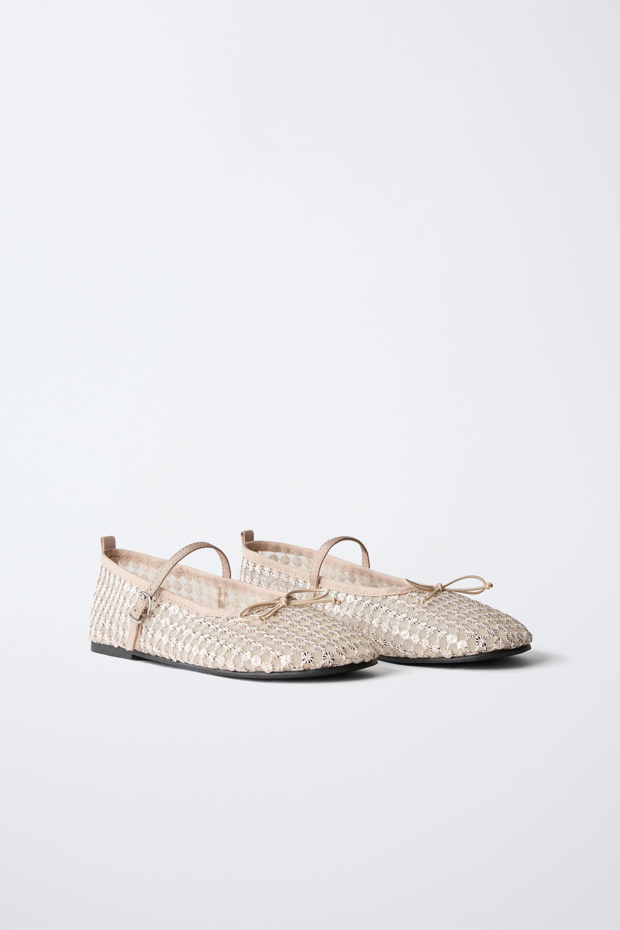 SEQUIN BALLET FLATS | Zara US