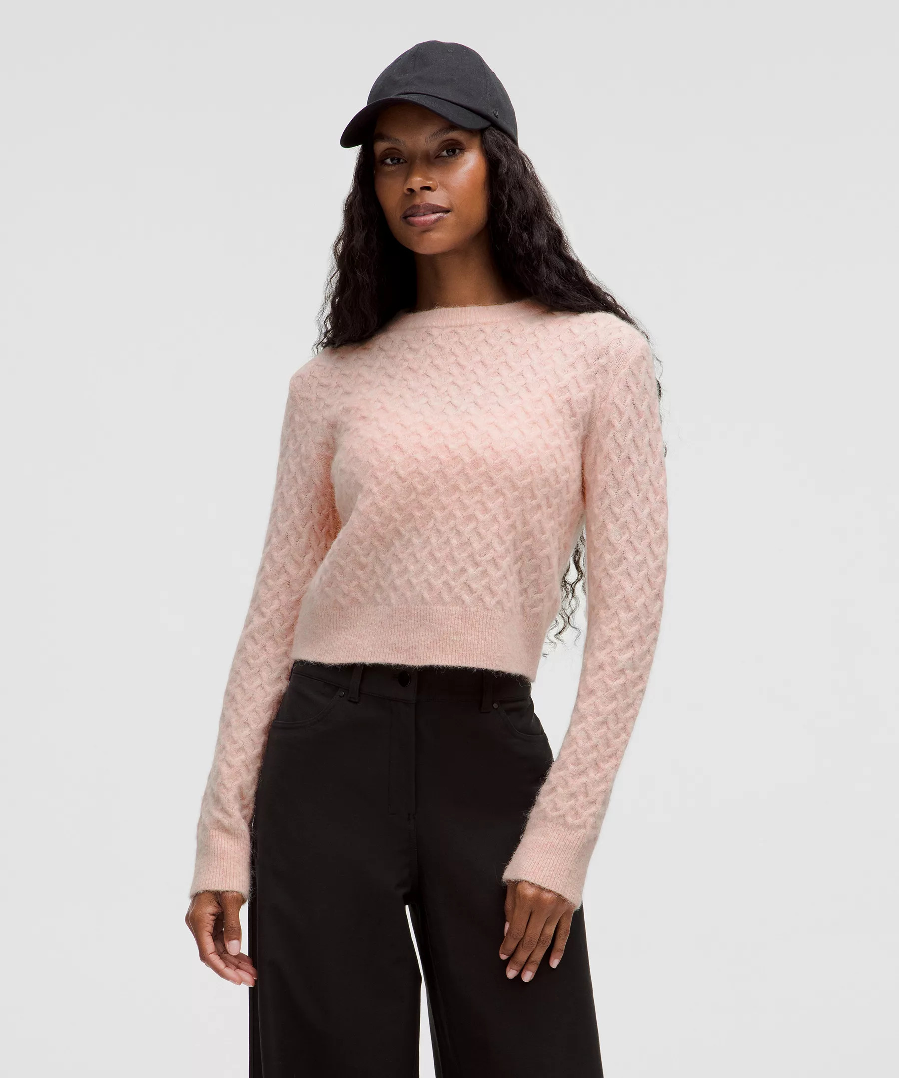 Alpaca Wool-Blend Crosshatch Sweater | Women's Sweaters | lululemon | Lululemon (US)