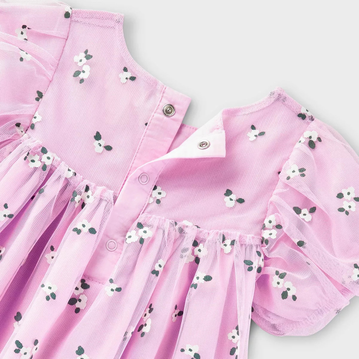 Baby Girls' Daisy Tulle Dress - Cat & Jack™ Purple | Target